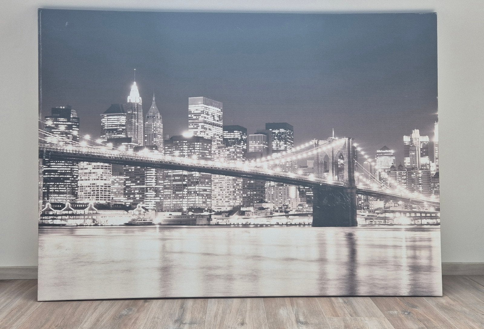 Grande toile Canvas New York – Pont de Brooklyn (140x100), Maison & Meubles, Accessoires pour la Maison | Cadres, Enlèvement