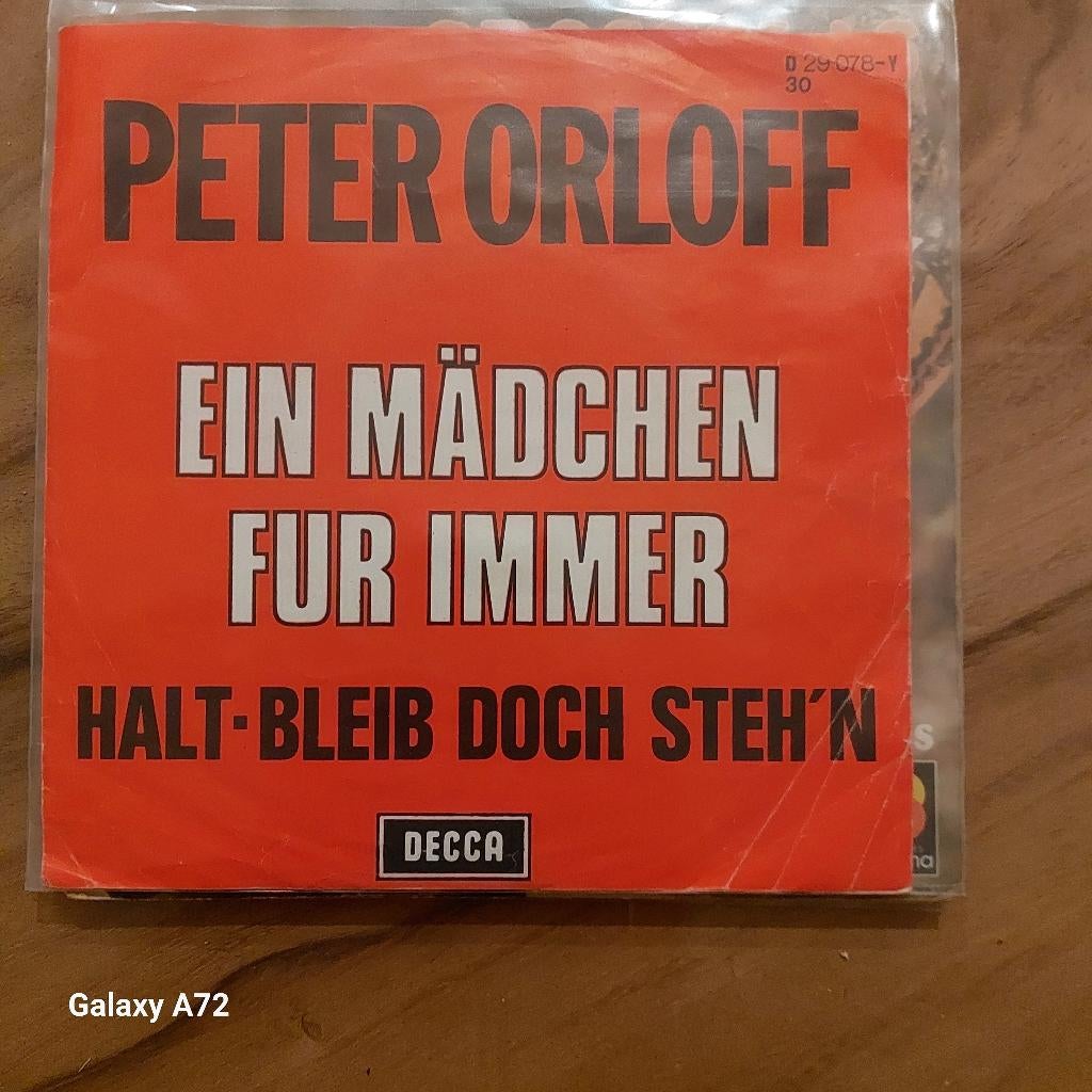 peter orloff ein madchen fur immer, Gebruikt, 7 inch, Single, Ophalen of Verzenden