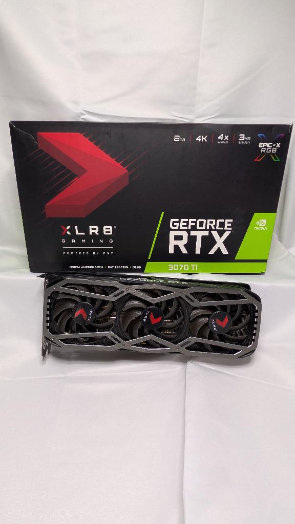 PNY GeForce RTX 3070 Ti 8GB XLR8 Gaming Revel Edition, Computers en Software, Videokaarten, Ophalen of Verzenden, Gebruikt, Nvidia
