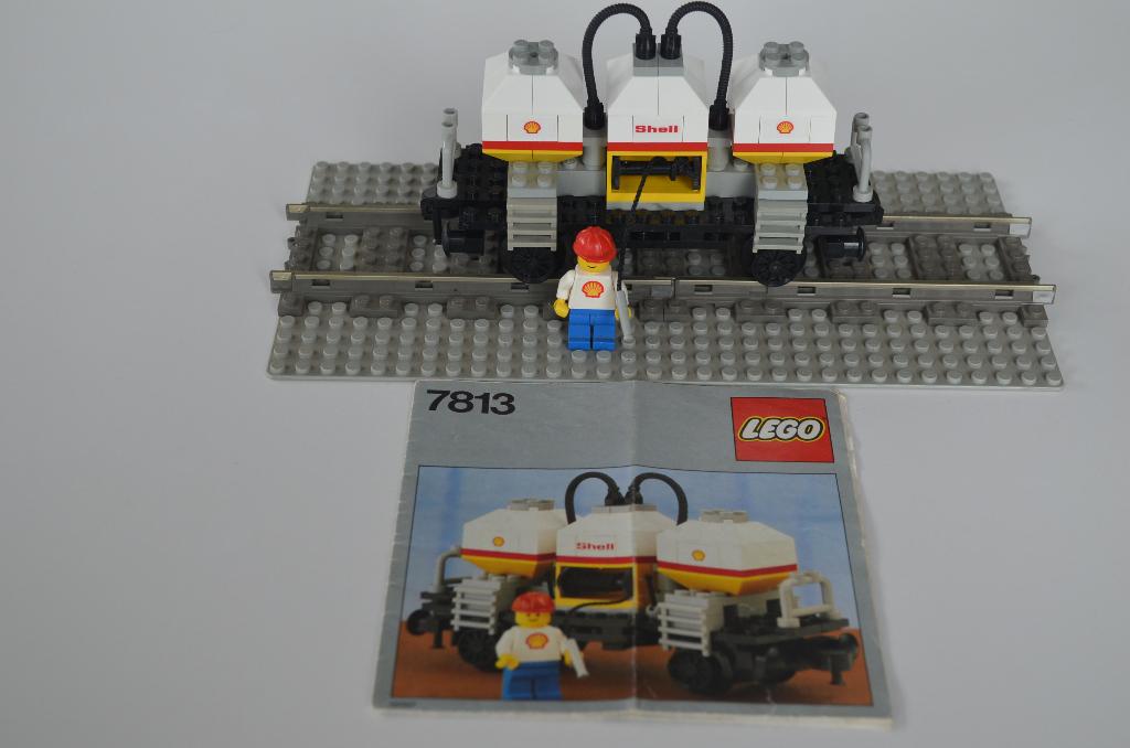 Lego: nr. 7813 Shell Tank Wagon., Enlèvement ou Envoi, Accessoires inclus, Lego, Ensemble complet