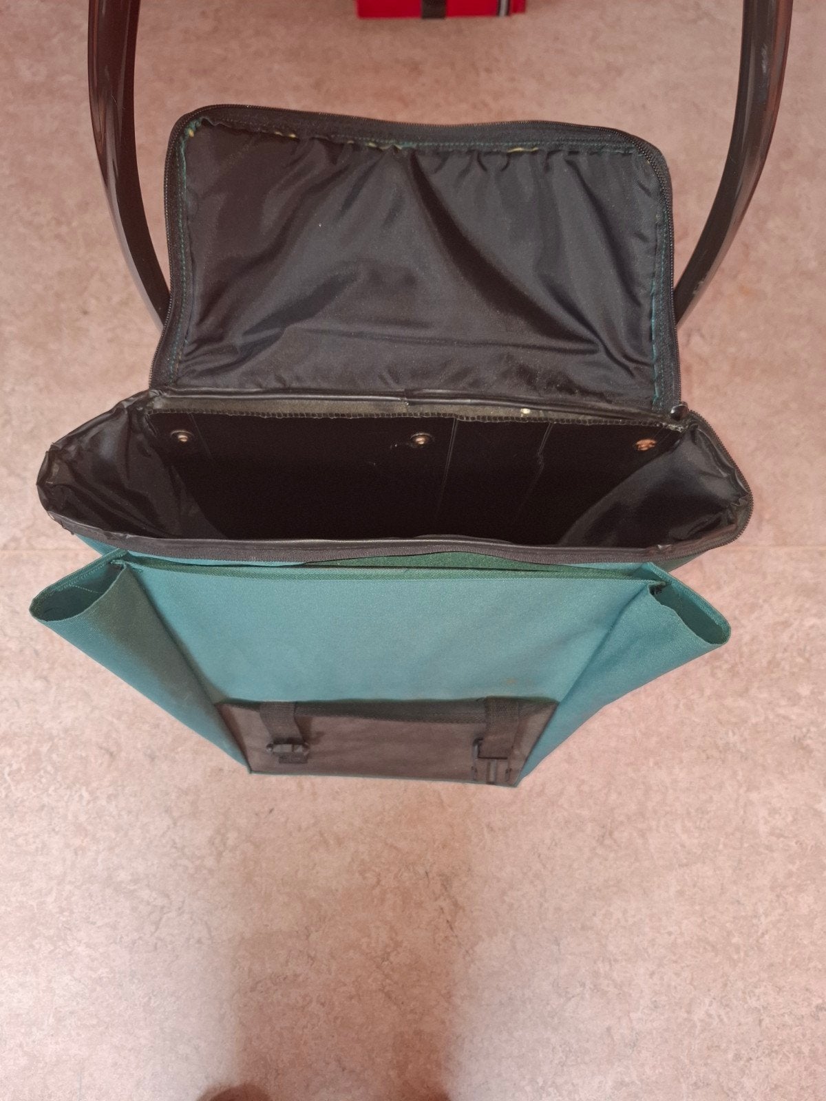 bootschap karretje, 75 cm ou plus, Comme neuf, Poignée extensible, Vert