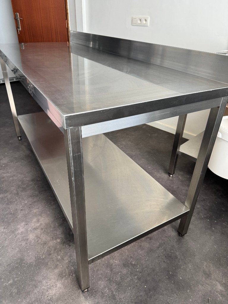 Table Inox 180x70x91, Enlèvement, Utilisé, Autres types