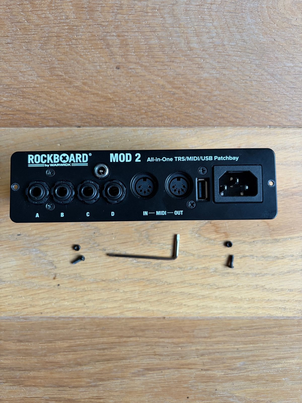 RockBoard MOD 2 All-in-One TRS/MIDI/USB Patchbay, Muziek en Instrumenten, Ophalen of Verzenden, Zo goed als nieuw, Overige typen