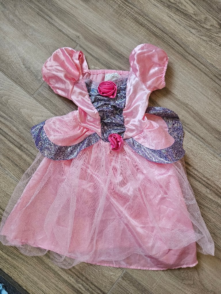 Verkleedkledij: prinsessenkleedje maat 4-6jaar, Ophalen, Zo goed als nieuw, 110 t/m 116, Meisje