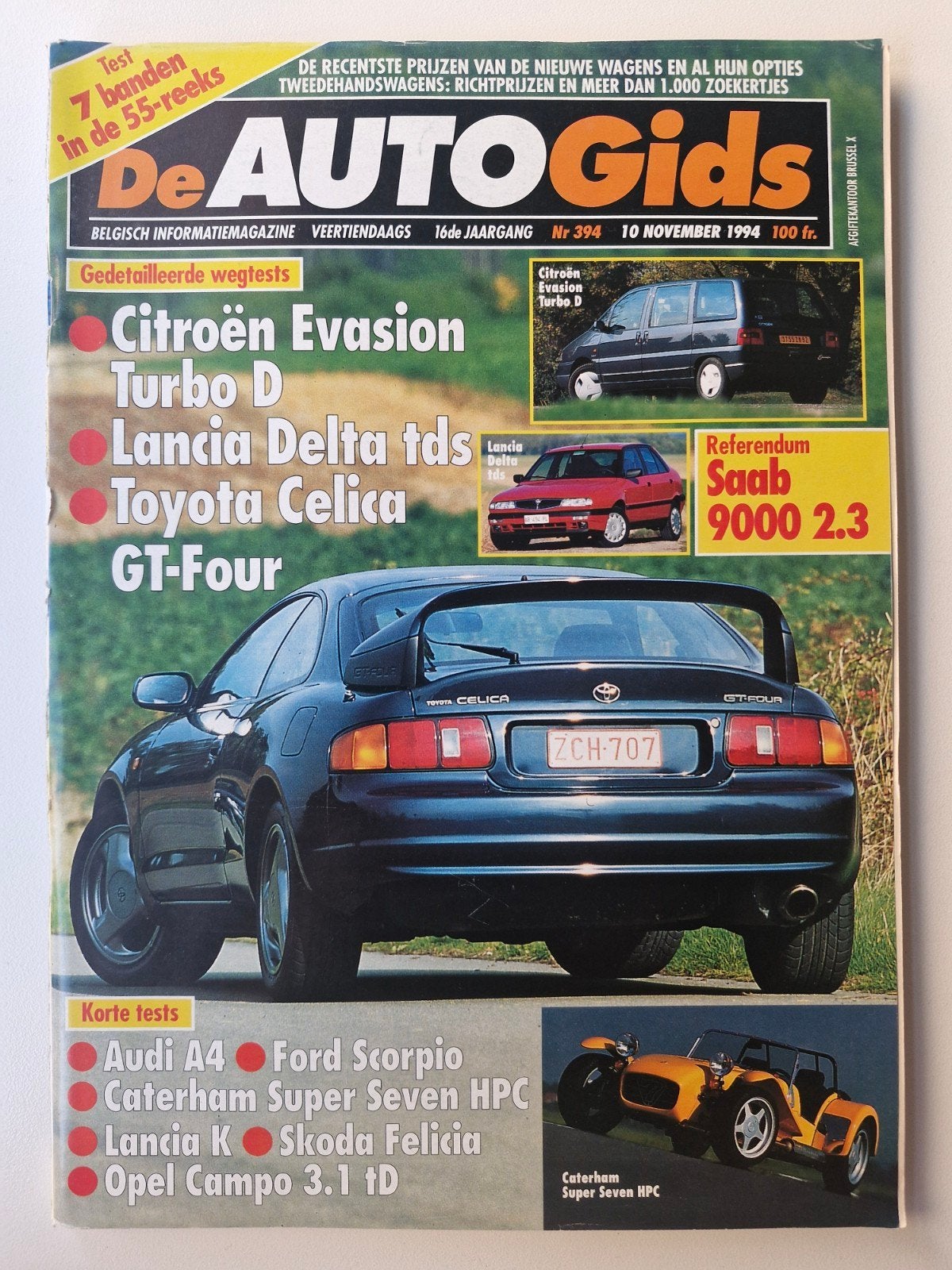 Autogids 394, Enlèvement ou Envoi