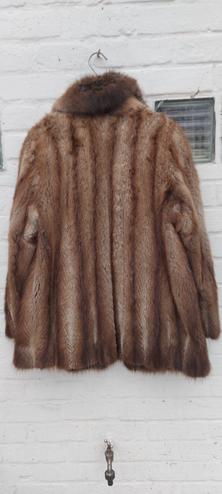 pelsmantel, Enlèvement ou Envoi, Comme neuf, Taille 42/44 (L)