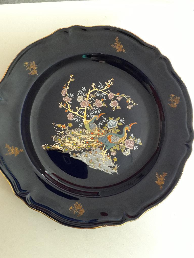 Prachtig beschilderd porseleinen bord LIMOGES, Antiek en Kunst, Ophalen