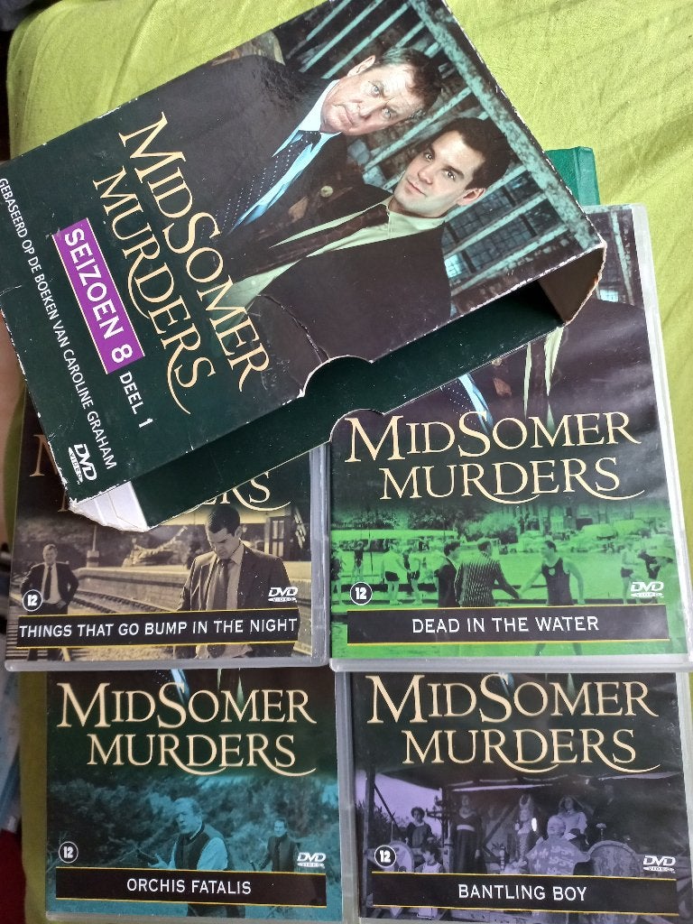 Midsomer Murders - Seizoen 8 - Deel 1 (4 disc), Cd's en Dvd's, Dvd's | Tv en Series, Engels, Nederlands, Ophalen of Verzenden