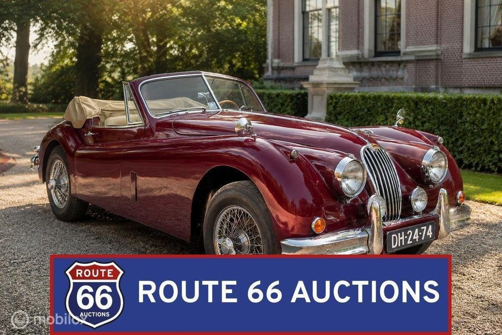 Jaguar XK140 DHC SE | 1956 | Route 66 Auctions, Achat, Entreprise, Boîte manuelle, Autre carrosserie