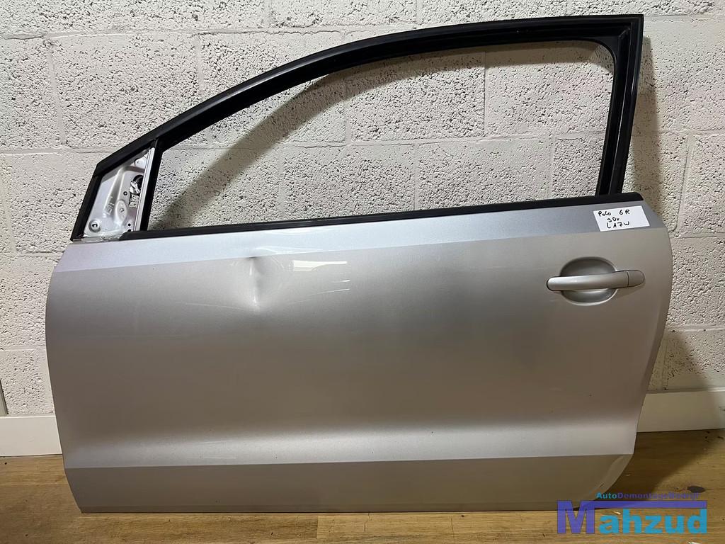 VW POLO 6R ZILVER LA7W 3deurs links linker deur 2009-2016, Volkswagen, Volkswagen AG, Vw@volkswagen.de, Utilisé