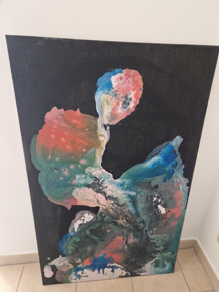 Tableau art abstrait, Enlèvement ou Envoi