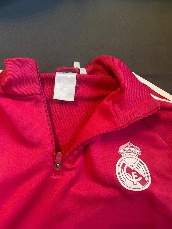 Survêtement Real Madrid rose 2015/2016 Zip, Vêtements | Hommes, Vêtements de sport, Football, Enlèvement ou Envoi, Rose, Taille 56/58 (XL)