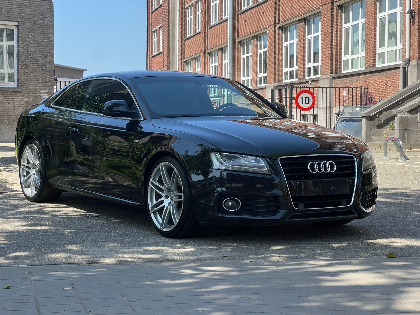 Audi A5 Coupé 2.0 TFSI S-Line GEKEURD VOOR VERKOOP CAR-PASS, Auto's, Zwart, Zwart, Leder, Particulier