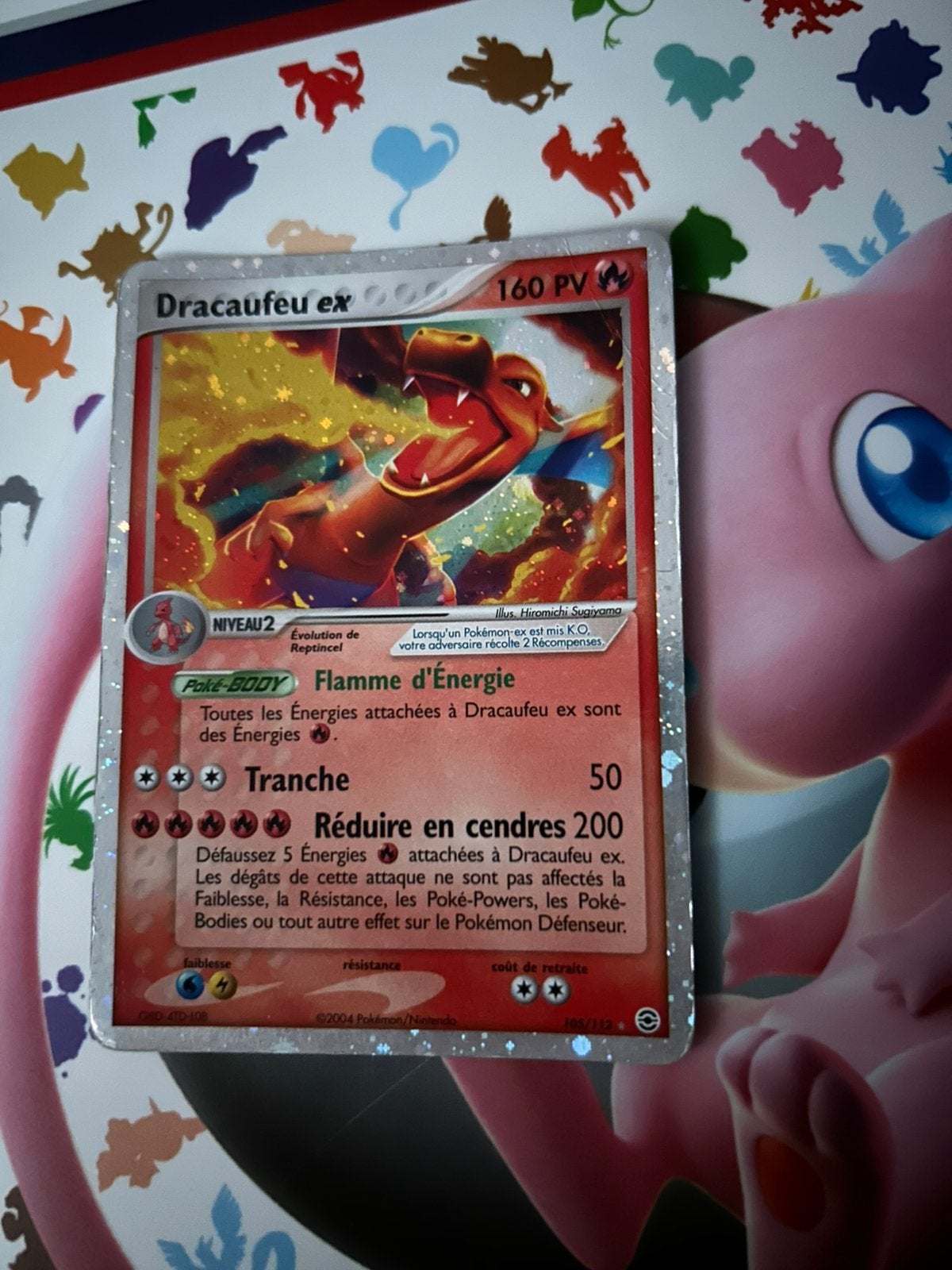 Dracaufeu ex 105/112 – FR – Ultra Rare, Hobby & Loisirs créatifs, Enlèvement ou Envoi, Utilisé