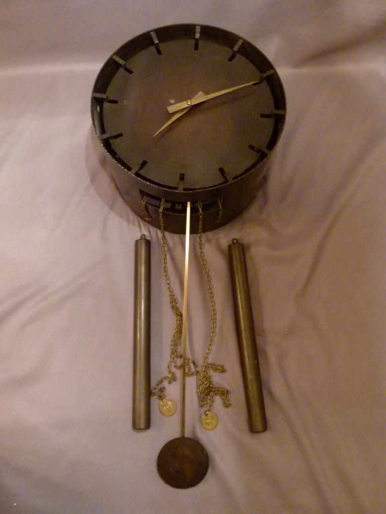 vintage wandklok brutalisme 60er jaren, Maison & Meubles, Accessoires pour la Maison | Horloges, Comme neuf, Horloge murale, Enlèvement