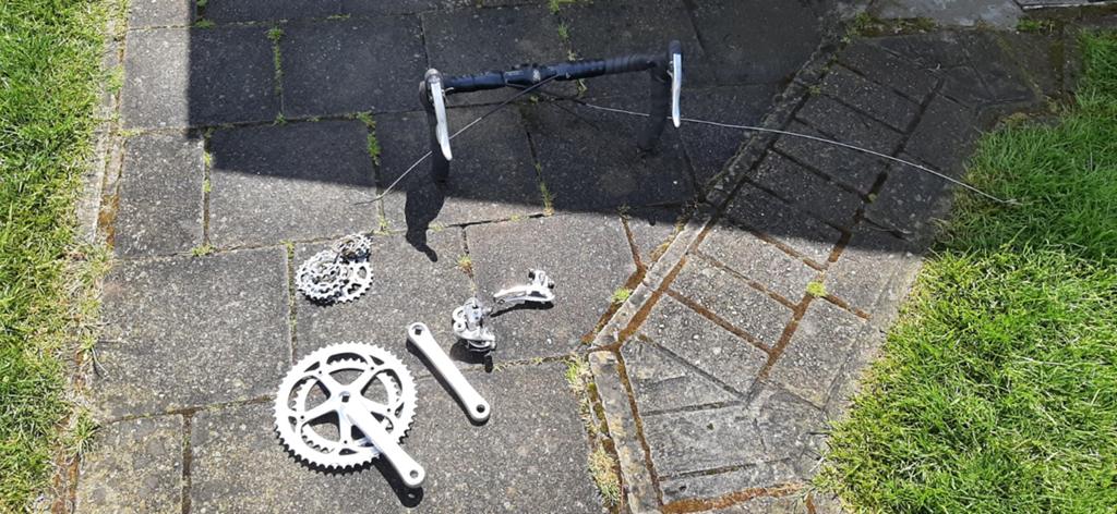 Complete Campagnolo Mirage 2 x 9 groep + wielset, Fietsen en Brommers, Ophalen, Zo goed als nieuw, Racefiets, Campagnolo