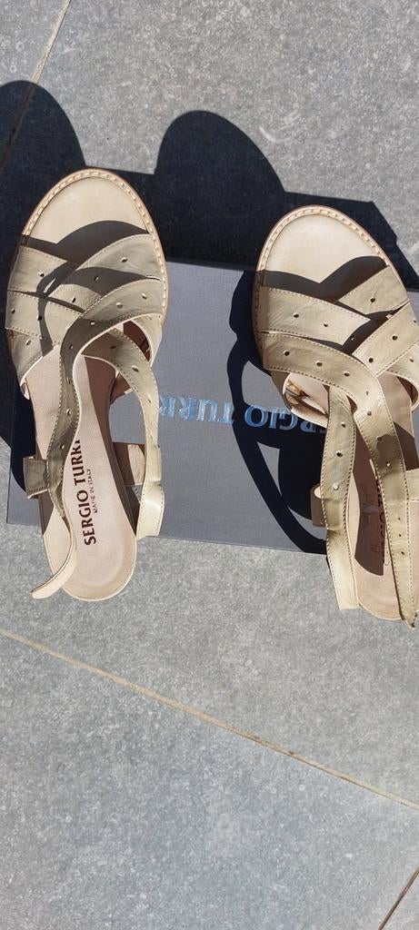 Sandaal 39 sg, Kleding | Dames, Espadrilles, Beige, Sergio turri, Ophalen of Verzenden