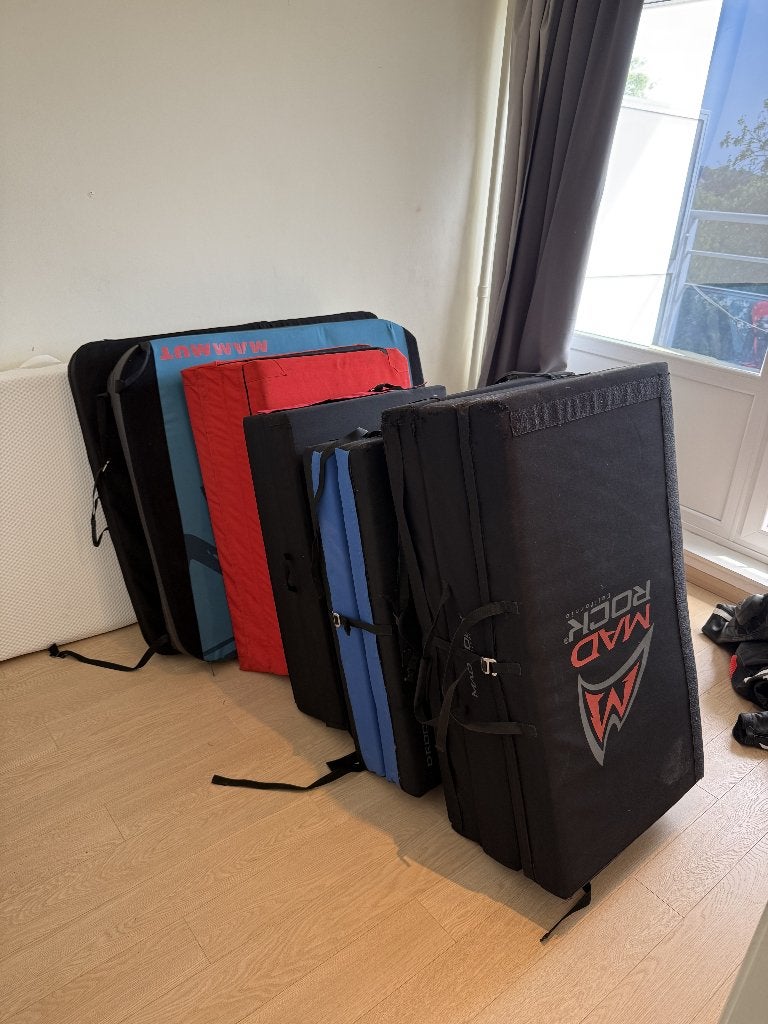 Crashpad bouldermat - Mammut / Black Diamond / Cassin, Sport en Fitness, Overige Sport en Fitness, Ophalen, Gebruikt