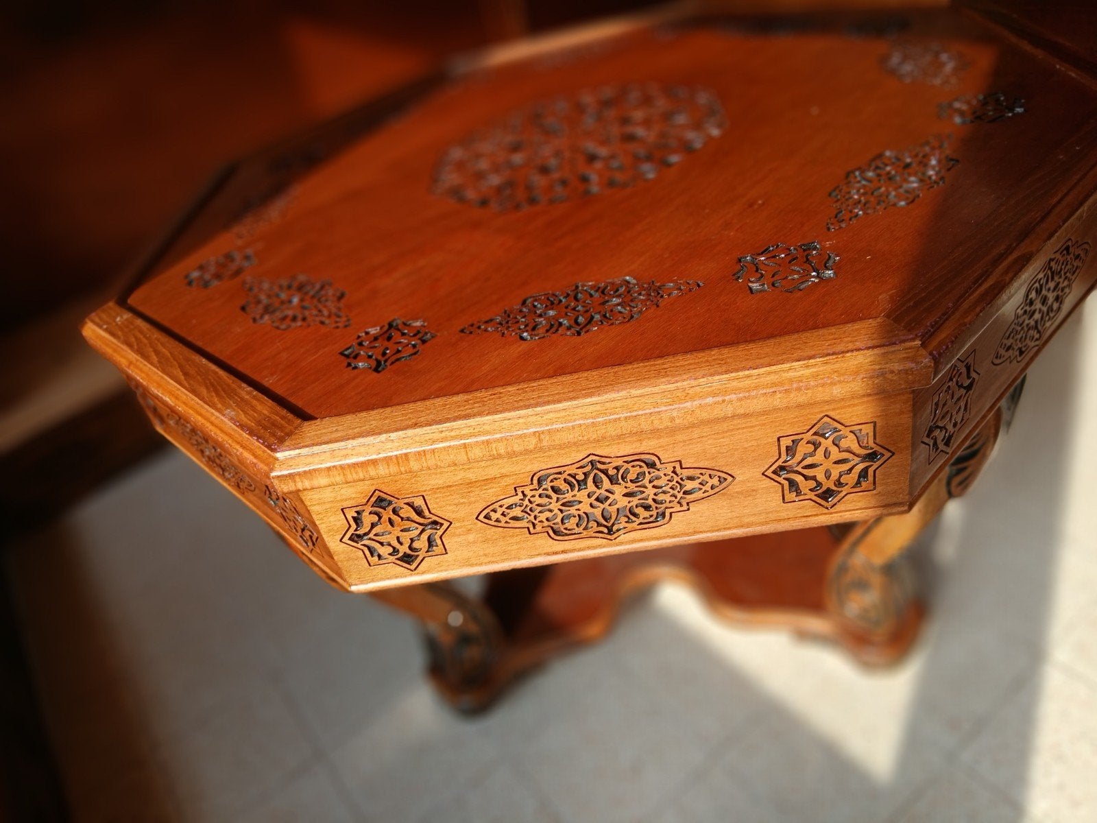 Salon marocain artisanal à vendre, Huis en Inrichting, Ophalen, Gebruikt, Hout