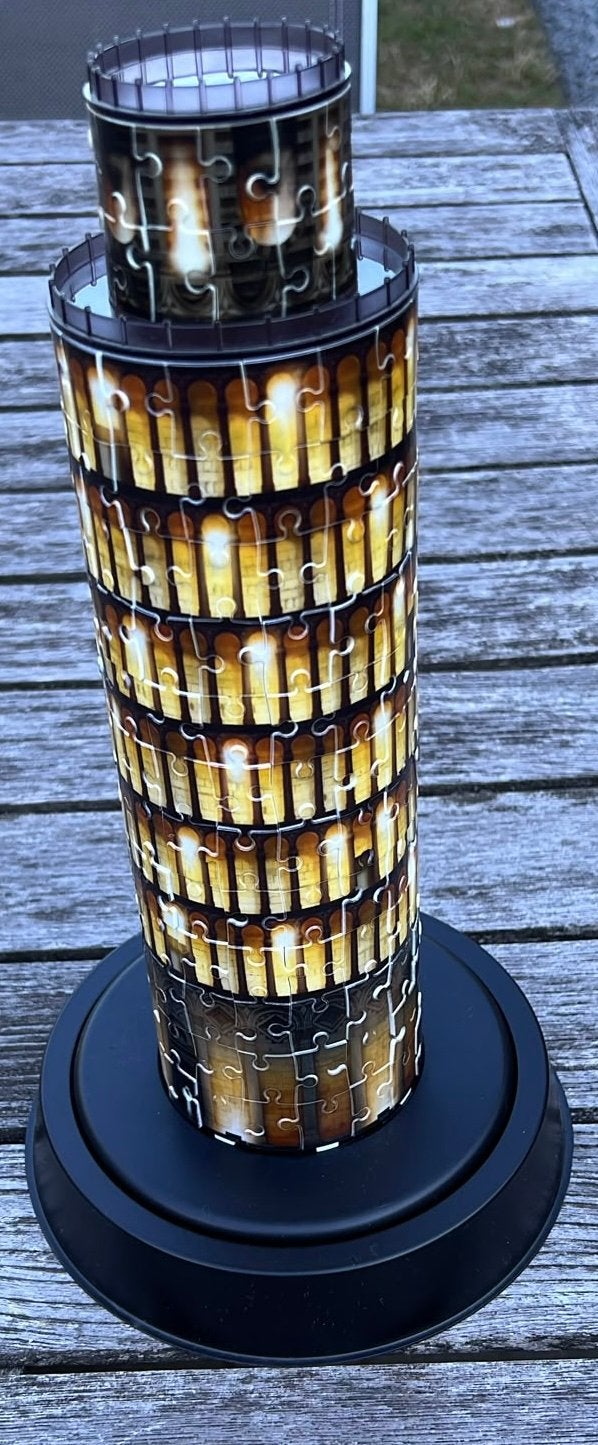 3D puzzel toren van pizza, Hobby & Loisirs créatifs, Sport cérébral & Puzzles, Enlèvement, Moins de 500 pièces, Comme neuf, Rubik's Cube ou Puzzle 3D