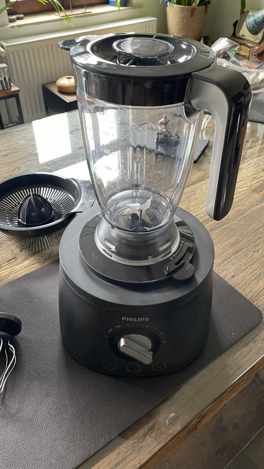 Philips HR7776 keukenmachine, Ophalen, Zo goed als nieuw, Powerblender