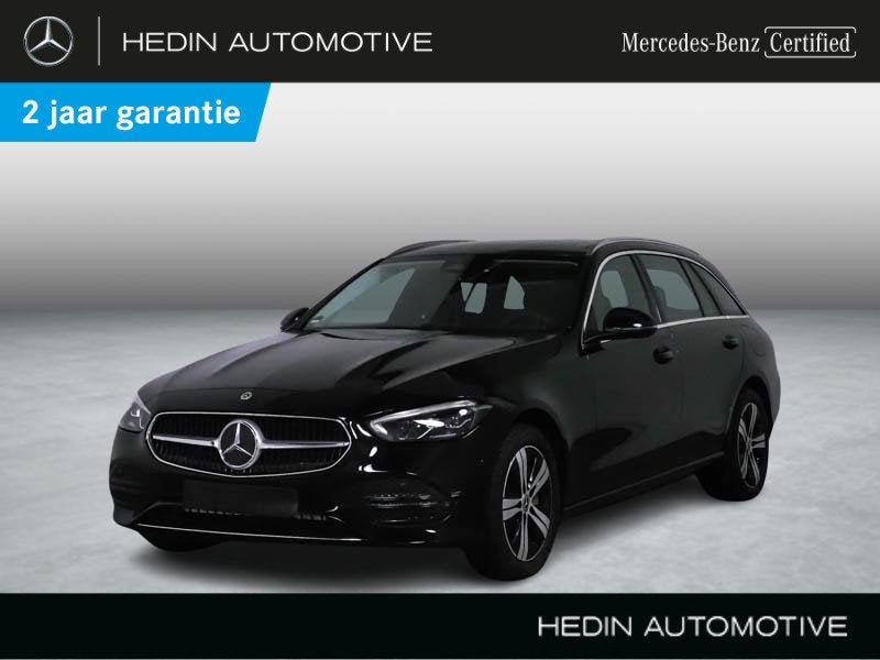 Mercedes-Benz C-klasse 300 e Break Luxury Line | Panoramisch, Auto's, Automaat, Zwart, Zwart, 5 deurs