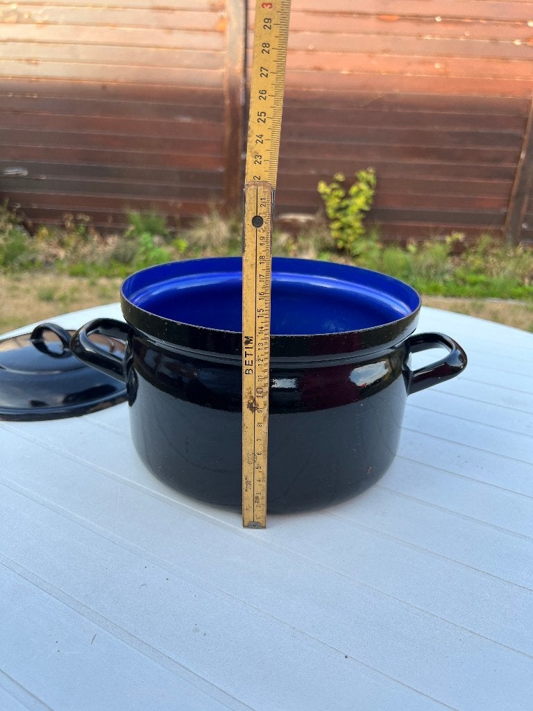 Kookpot - Diameter 22 cm - Hoogte 13,5 cm - Volume 4 liter, Huis en Inrichting, Antiaanbaklaag, Gebruikt, Ophalen of Verzenden