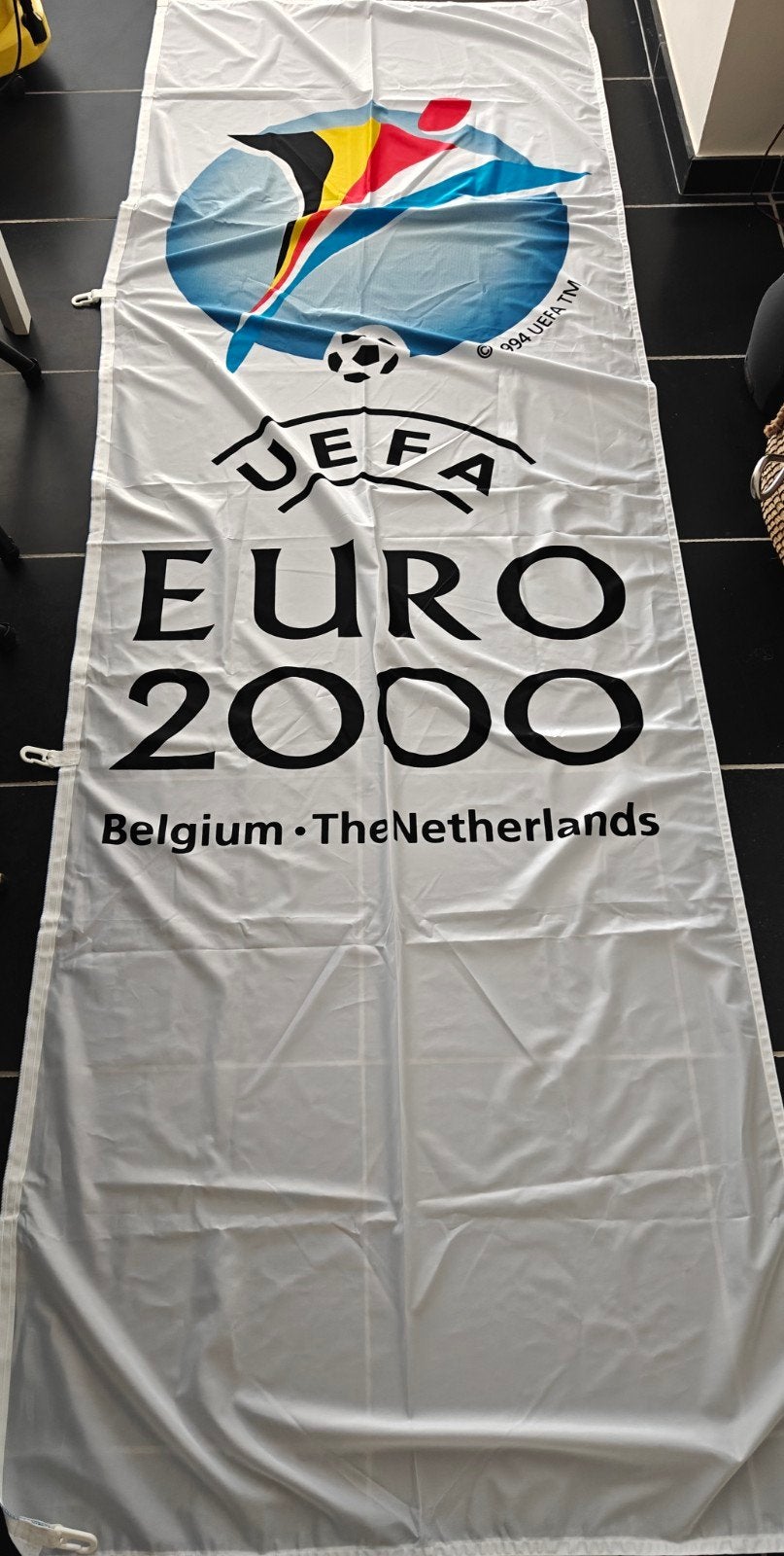 Drapeau Euro 2000, Divers, Drapeaux & Banderoles, Enlèvement