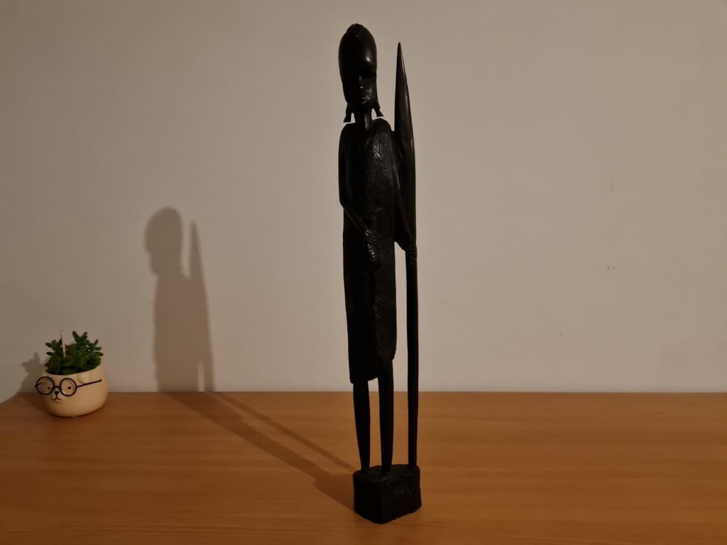 Houten beeld, Antiek en Kunst, Kunst | Beelden en Houtsnijwerken, Ophalen of Verzenden, Beeld