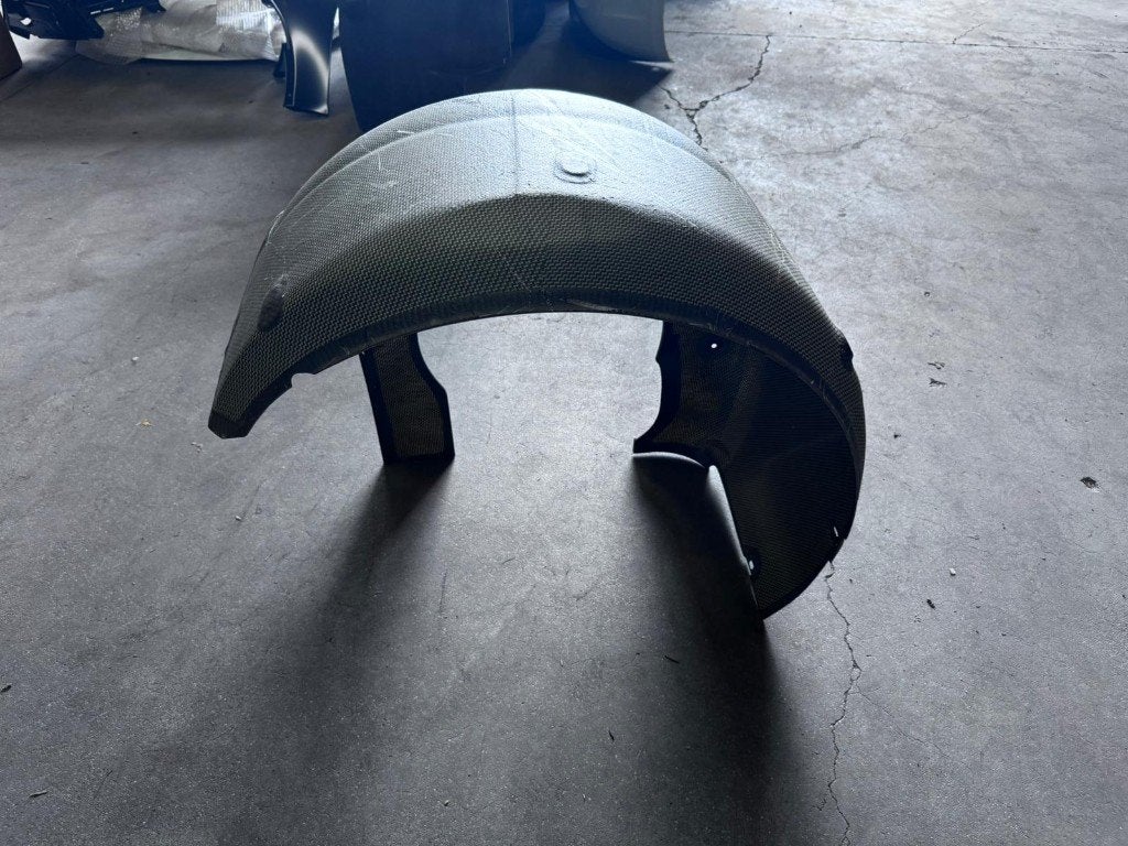 Porsche 991 GT3 R carbon rechter achterspatbordbeschermer, Auto-onderdelen, Ophalen, Gebruikt, Rechts, Porsche