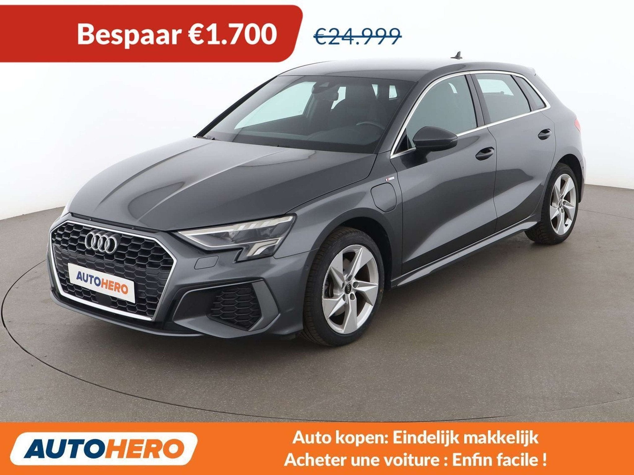 Audi A3 40 TFSIe S line (année de construction 2020), Autos, 1395 cm³, Argent ou Gris, Achat, Euro 6