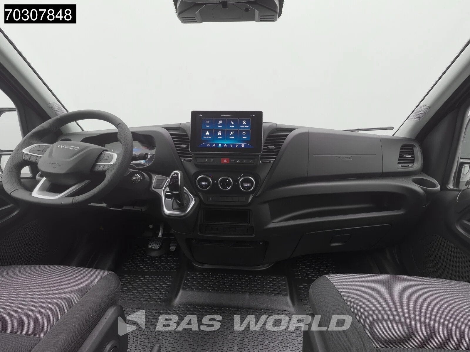 Iveco Daily 35C21 3.0L Automaat Dubbel Cabine Open Laadbak 3, Auto's, Stof, Euro 6, 4 cilinders, Iveco