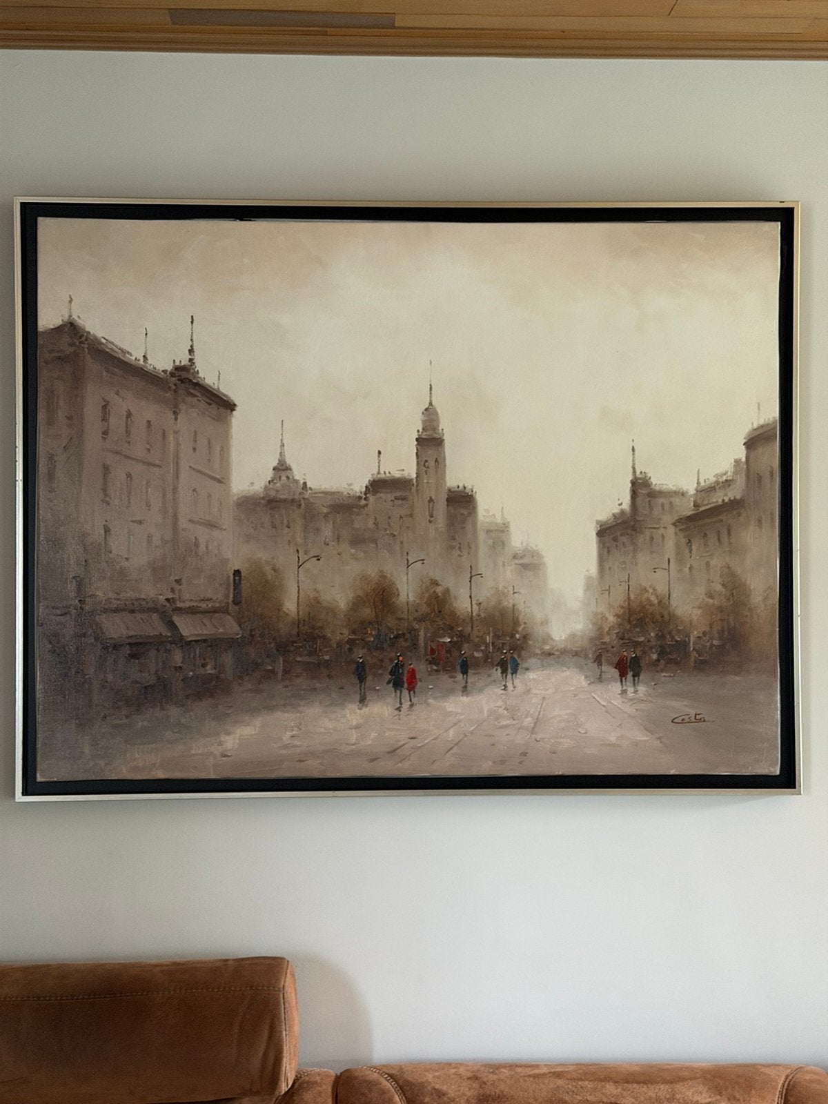 Schilderij van “Costa”, Antiek en Kunst, Kunst | Schilderijen | Klassiek, Ophalen, Doek, Handgeschilderd, Olieverf