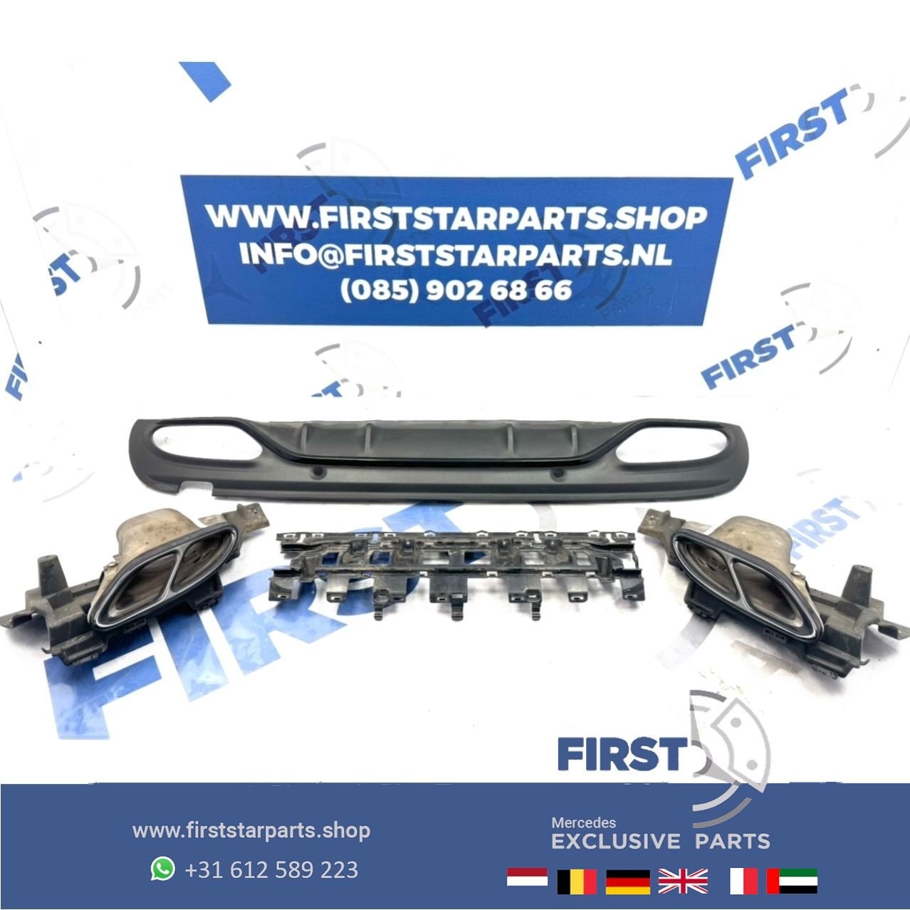 W205 S205 AMG LINE Diffuser + Uitlaat sierstukken Mercedes C, Gebruikt, -, Ophalen of Verzenden, -