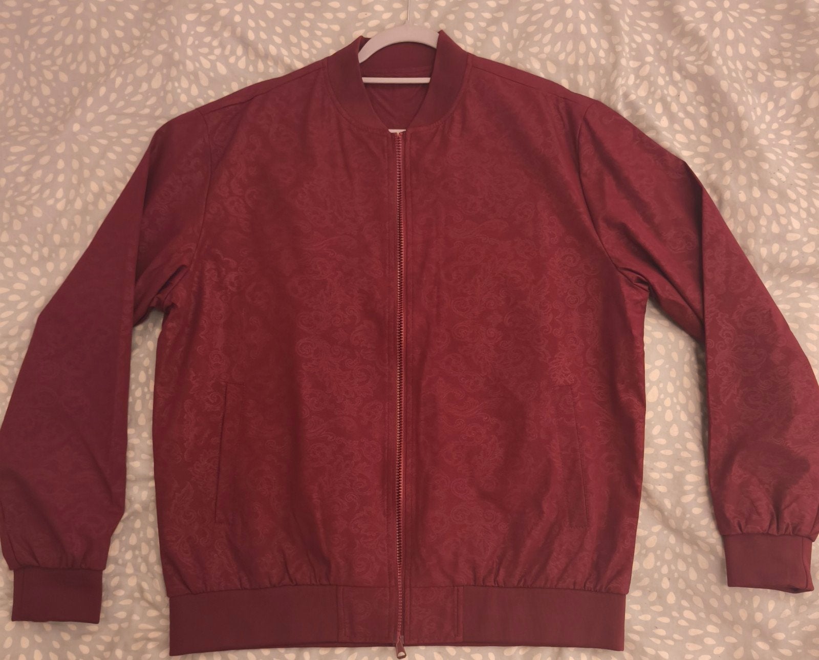 bomberjacket bordeaux xl, Ophalen, Zo goed als nieuw, Maat 56/58 (XL), Overige kleuren