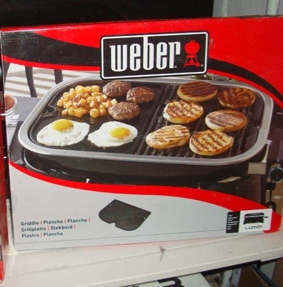 WEBER PLANCHA BBQ ELECTRIQUE LUMIN, Jardin & Terrasse, Enlèvement, Neuf, Weber