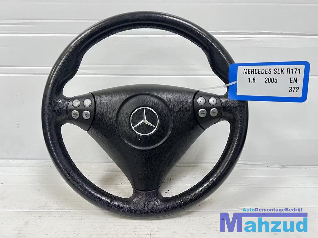 MERCEDES W203 C KLASSE R171 SLK Stuurwiel stuur leer airbag, Auto-onderdelen, Besturing, Mercedes-Benz, Gebruikt