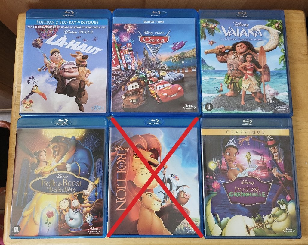 Lot Blu-Ray de films d’animation / dessins animés / Disney, Ophalen, Film, Blu-ray, Tekenfilms en Animatie