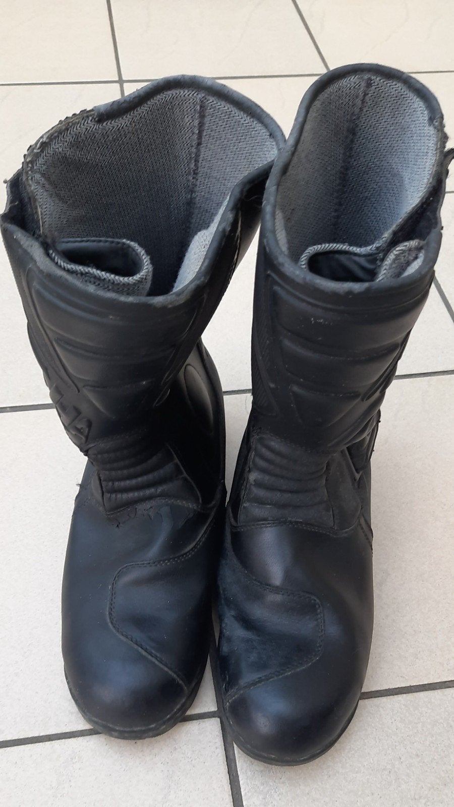 Bottes de moto noires, taille 46, Enlèvement, Porté, Richa