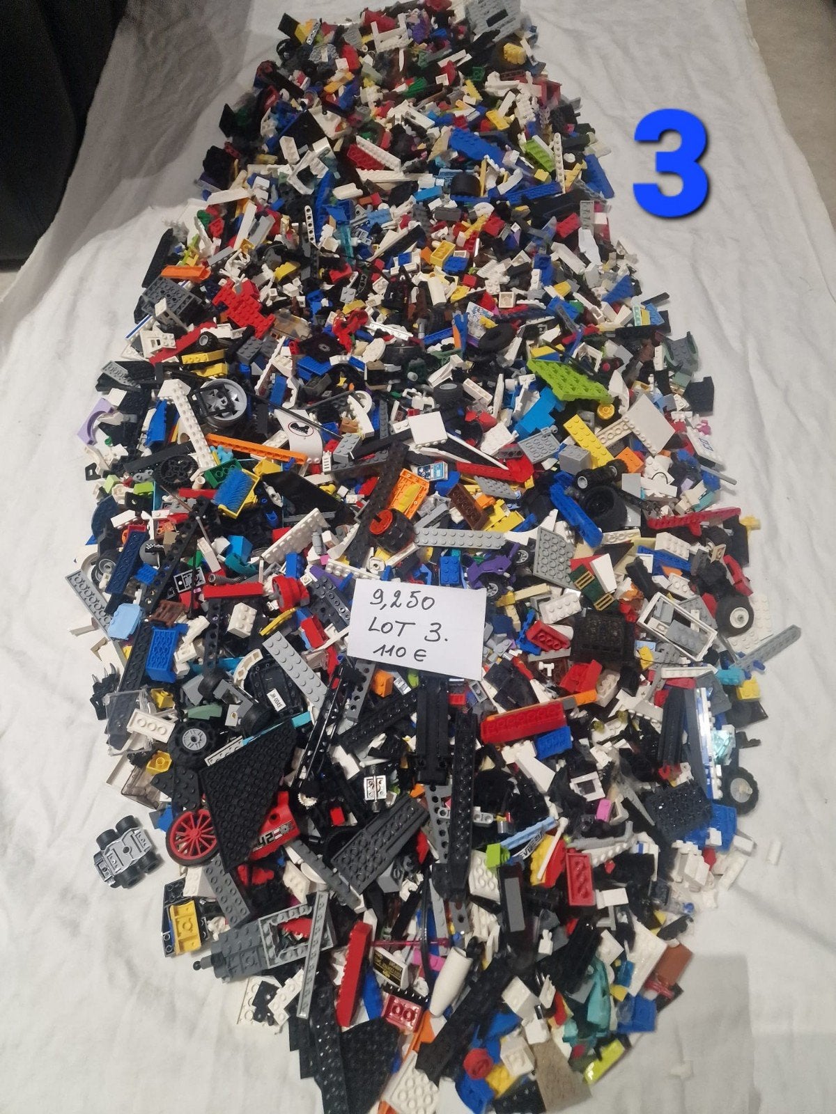 lego 9.250 losse lego lot 3, Kinderen en Baby's, Speelgoed | Duplo en Lego, Ophalen of Verzenden, Lego