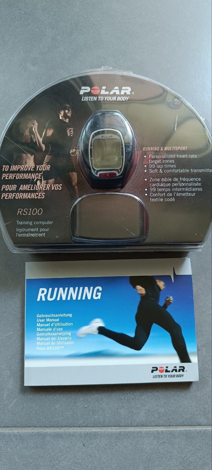 POLAR RS 100 Training computer -zwart, Sport en Fitness, Hartslagmeters, Ophalen, Polar