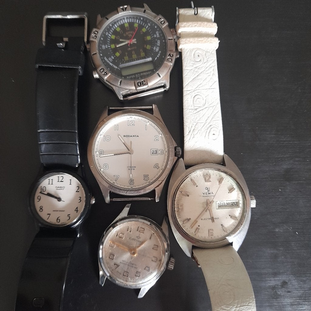 Horloges Yema, Camel,rodania en Casio, Ophalen, Gebruikt, Polshorloge, Casio