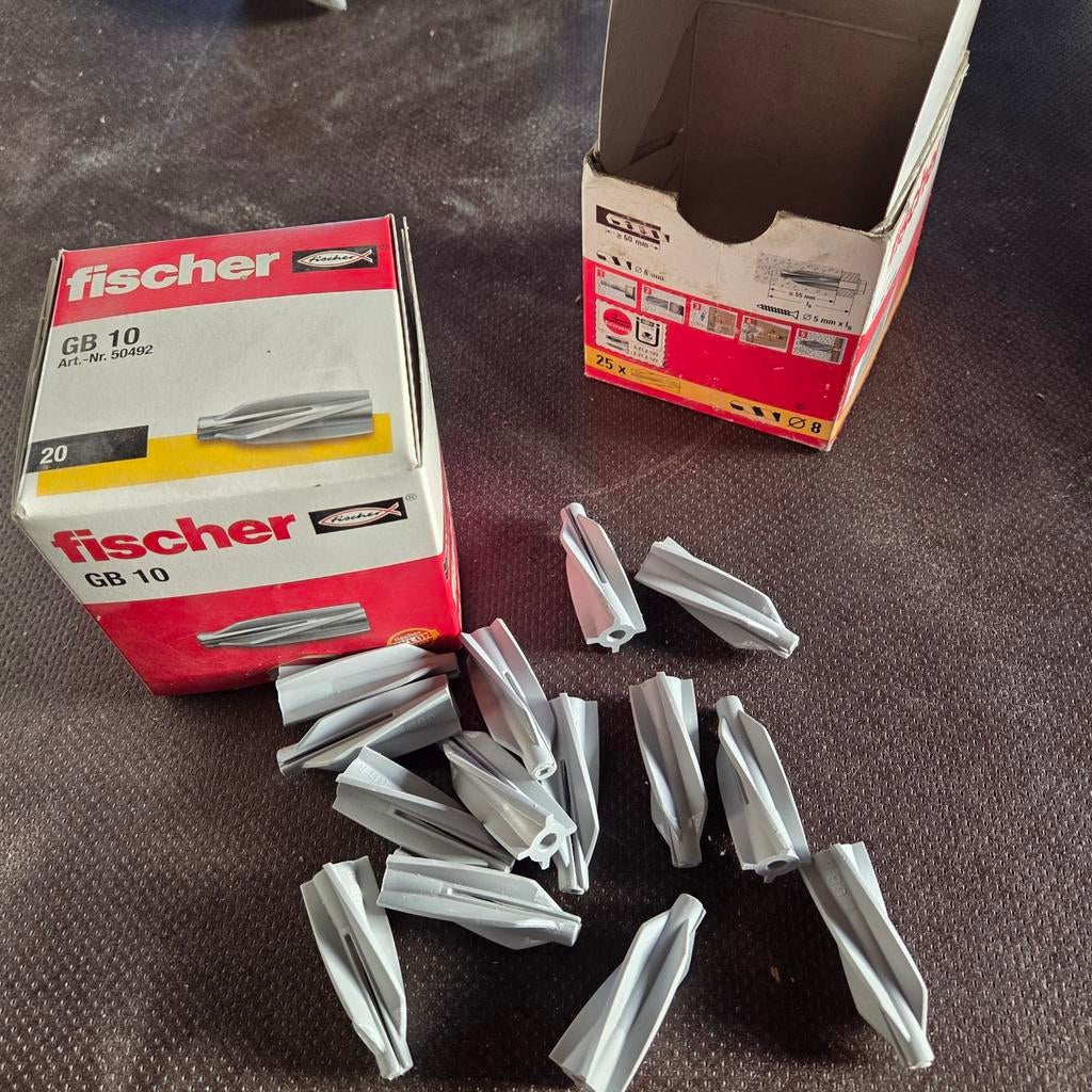 Fischer pluggen voor cellenbeton(gasbeton), Ophalen, Nieuw, Pluggen
