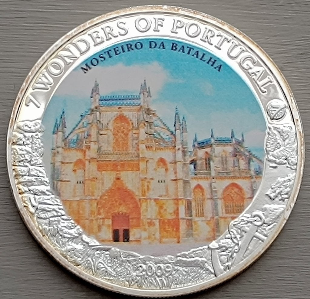 munt Cookeilanden 1 dollar 2009:Batalha klooster, Timbres & Monnaies, Enlèvement ou Envoi, Argent