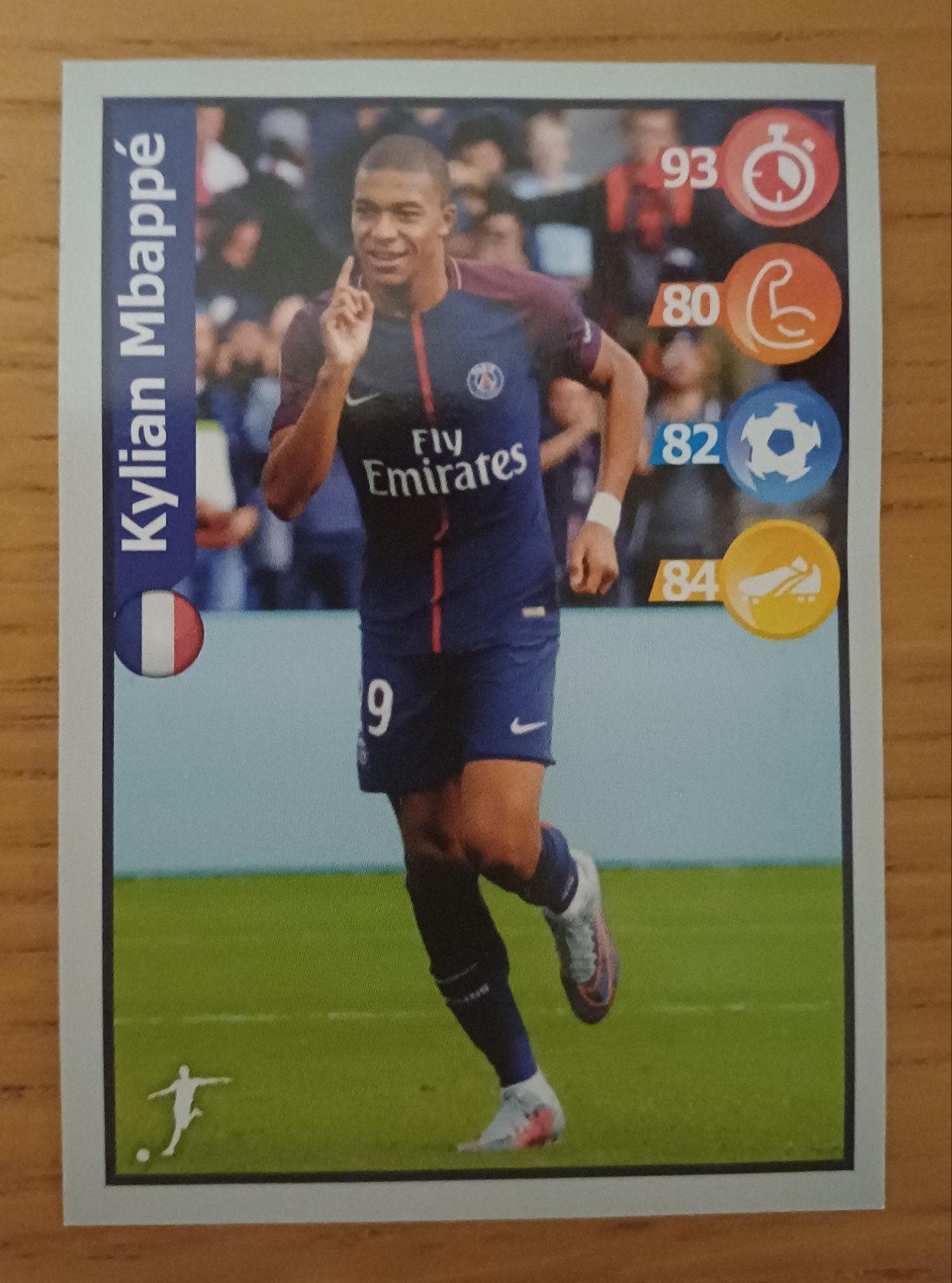 Panini Kelloggs Football Superstar Sticker Mbappé 2018, Ophalen of Verzenden