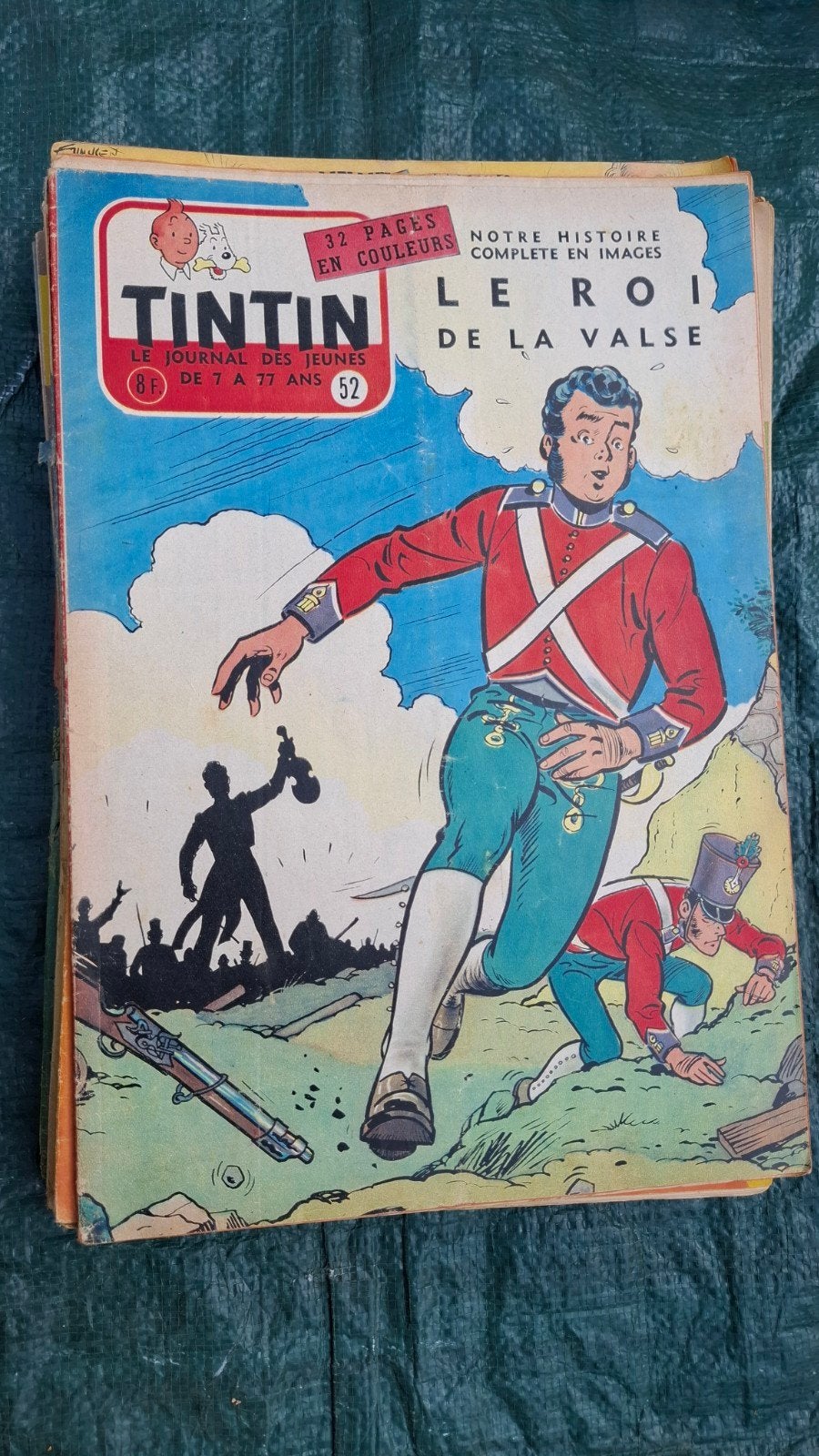 Journal Tintin 1955 de 11 à 52, manque 51, Livres, Enlèvement