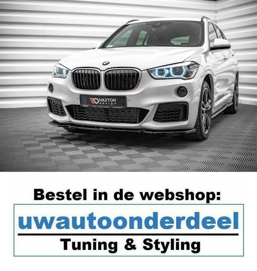 Spoiler Voorspoiler Lip Splitter Voor Bmw X1 F48 M Pack, Autos : Divers, Tuning & Styling, Envoi