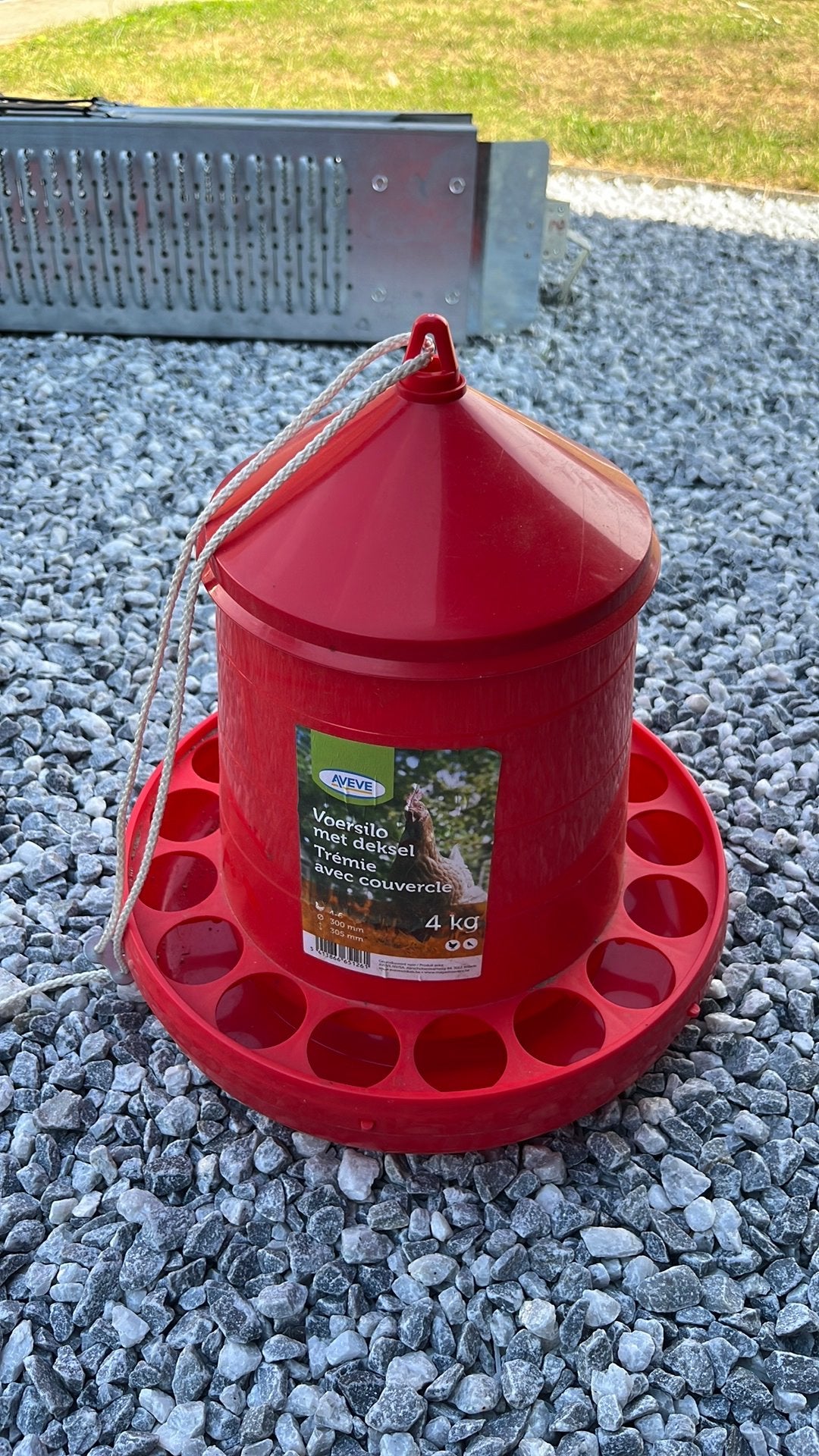 Voedersilo met deksel, Dieren en Toebehoren, Ophalen, Zo goed als nieuw