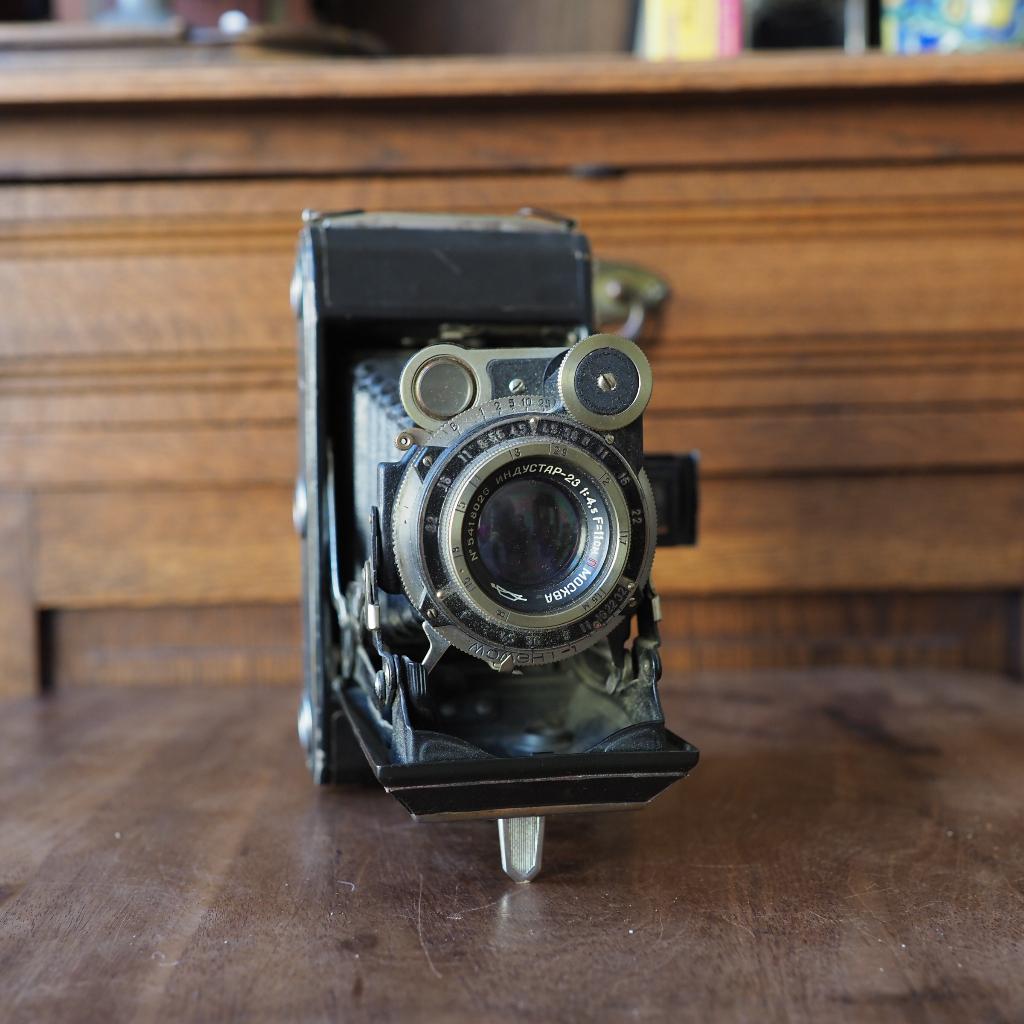 fototoestel Moskva II (Zeiss super ikonta), Ophalen of Verzenden, Fototoestel