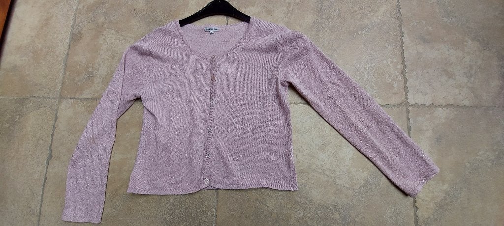 Zacht glitterende roze gilet mt Large, Lola & Liza, Maat 42/44 (L), Ophalen of Verzenden, Roze